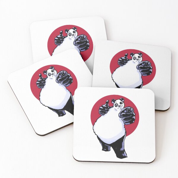 Item preview, Buddy Panda With Red Background designed and sold by mserido.
