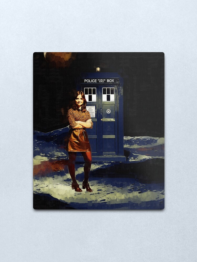 Alternate view of Clara Oswald Metal Print