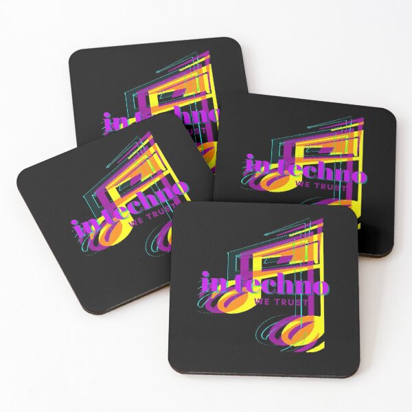 Item preview, In Techno We Trust (Pink/Purple/Yellow) designed and sold by DesignsofNote.