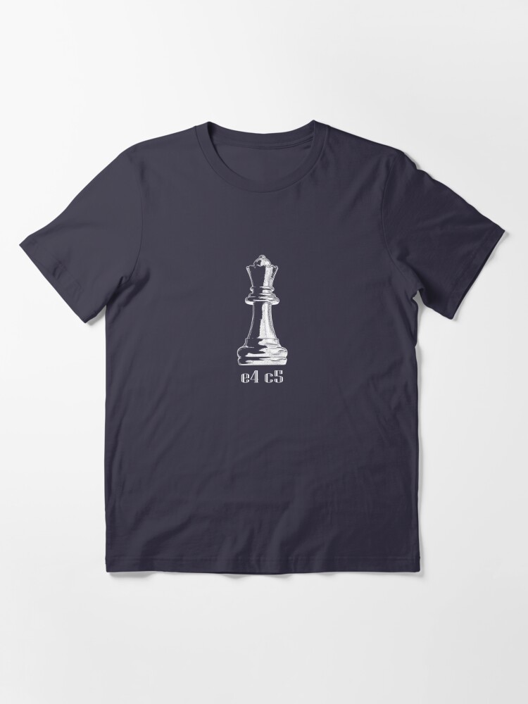 Xadrez Siciliano Defesa Abertura Mover e4 c5 Design T-Shirt