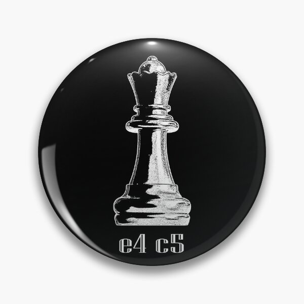Item preview, Chess Sicilian Defense Opening Move e4 c5 Design designed and sold by trendyzcom.