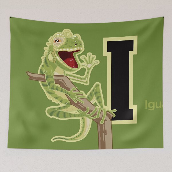 Item preview, I for Iguana designed and sold by timmyce.