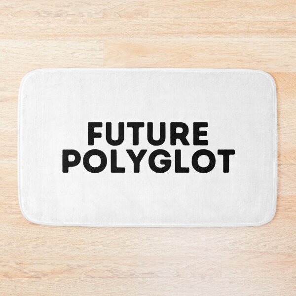 Item preview, FUTURE POLYGLOT Language Learning Cute Polyglot designed and sold by a-little-ink.