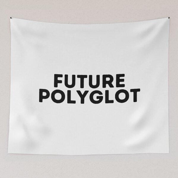 Item preview, FUTURE POLYGLOT Language Learning Cute Polyglot designed and sold by a-little-ink.