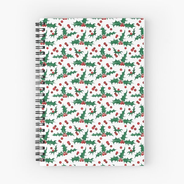Item preview, Frosty Holly and Berries [WHITE] Pattern designed and sold by Daniel Bevis Design.