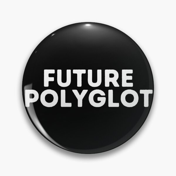 Item preview, FUTURE POLYGLOT Language Learning Cute Polyglot designed and sold by a-little-ink.