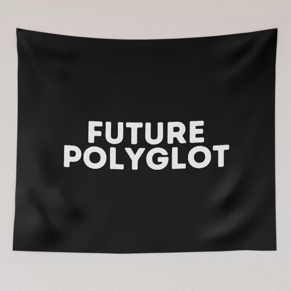 Item preview, FUTURE POLYGLOT Language Learning Cute Polyglot designed and sold by a-little-ink.