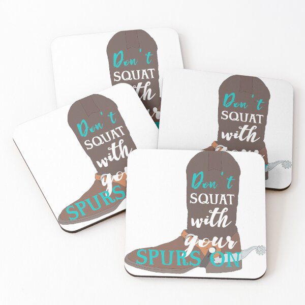Item preview, Cowboy Quotes Western Don't Squat Cowboy Boots designed and sold by ARS Design.