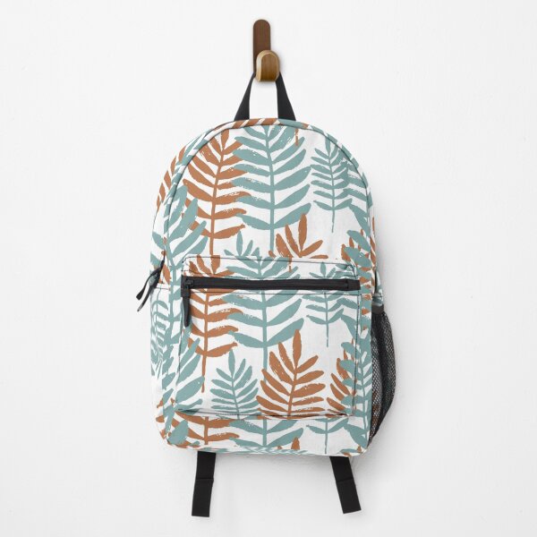 Item preview, orang + turquoise palms designed and sold by LifeAsGeneration Z.