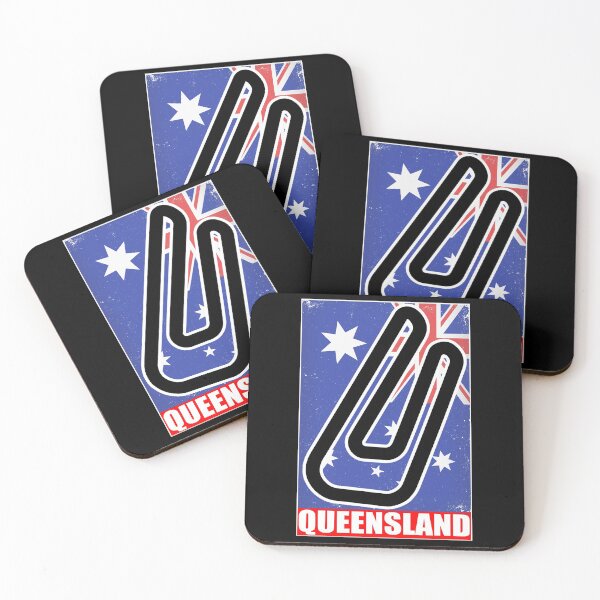 Item preview, Queensland Raceway - Race Track Artwork designed and sold by HogarthArts.