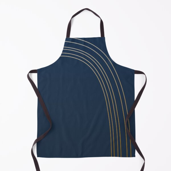 Item preview, Navy Blue Minimalist Arches - Minimal Rainbow Simple White Lines designed and sold by ImageNugget.