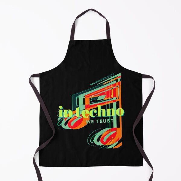 Item preview, In Techno We Trust (Green/Orange) designed and sold by DesignsofNote.