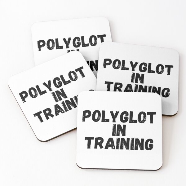 Item preview, POLYGLOT IN TRAINING Language Learning Cute Polyglot designed and sold by a-little-ink.
