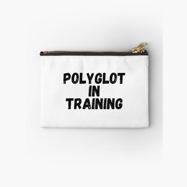 Item preview, POLYGLOT IN TRAINING Language Learning Cute Polyglot designed and sold by a-little-ink.