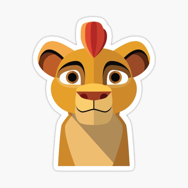 "Leader of the Lion Guard" Sticker by samohtlion Redbubble