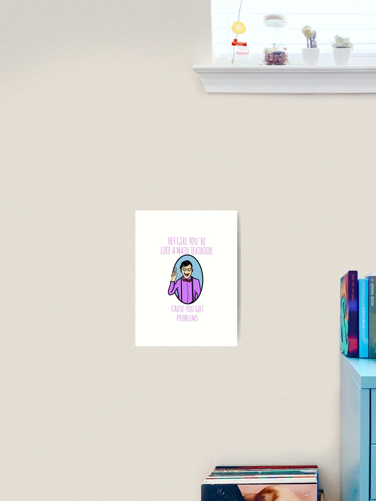 Thumbnail 2 of 3, Art Print, Math Textbook Problems designed and sold by RGIllustrations.