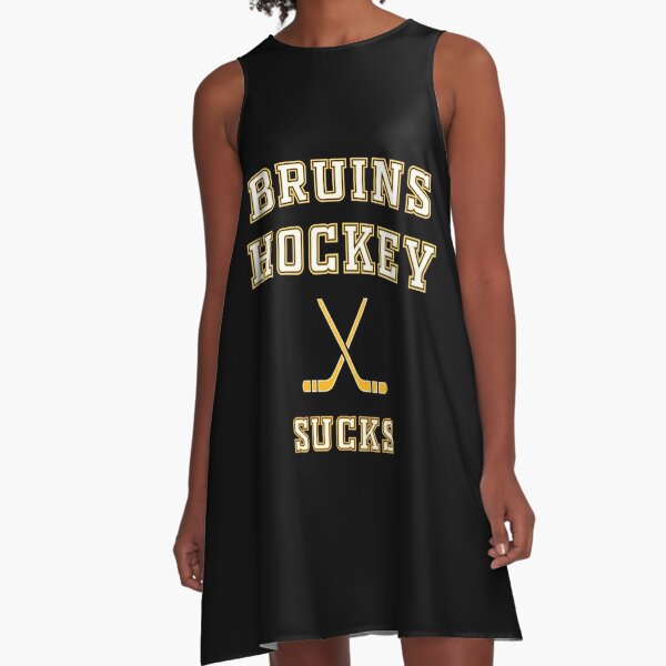 Boston Bruins NHL Hockey Womens Sleeveless Tank Top Dress L