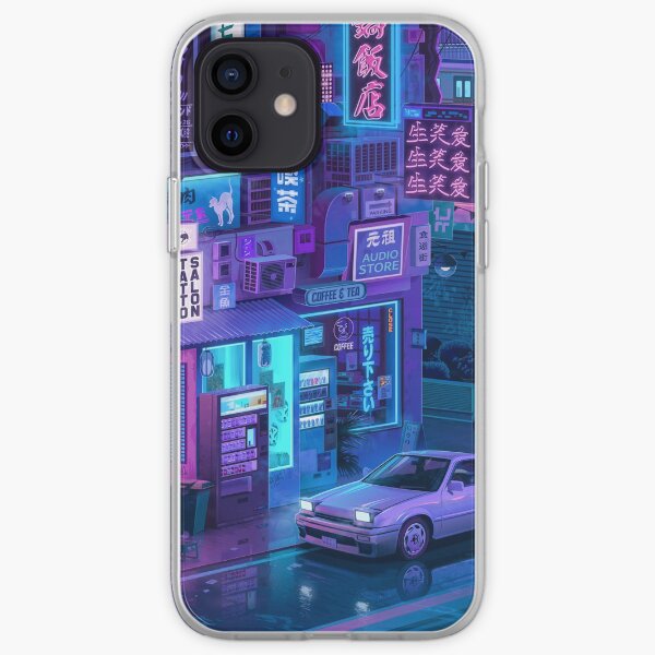Tokyo Night Train iPhone Soft Case