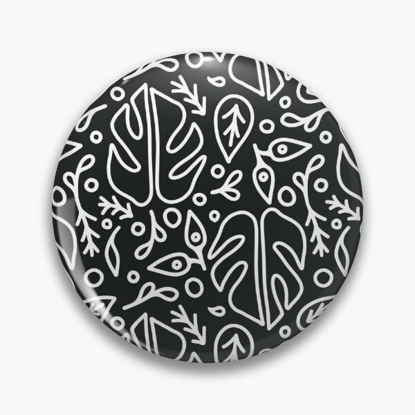 Item preview, Simple Houseplant Outline Pattern - Black & White designed and sold by Rachel McNeil.