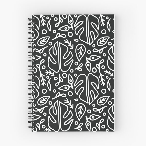 Item preview, Simple Houseplant Outline Pattern - Black & White designed and sold by Rachel McNeil.