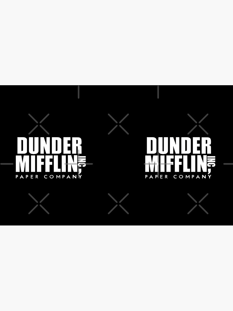 The Office - Dunder Mifflin Paper Company Logo - Black Canvas Print for  Sale by BestOfficeMemes