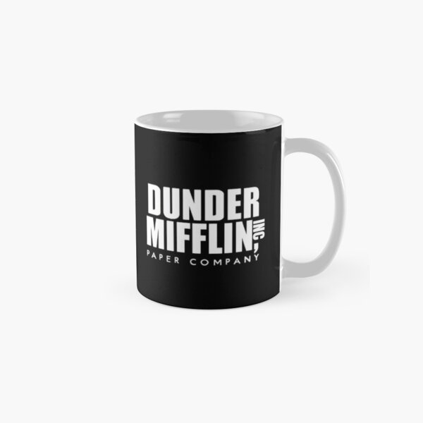 The Office Dunder Mifflin Black Mug