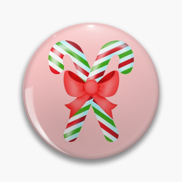 Item preview, red and green candy canes with red bow designed and sold by prismatic paper co.