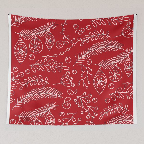 Item preview, Christmas Pattern V designed and sold by wallflowerbee.