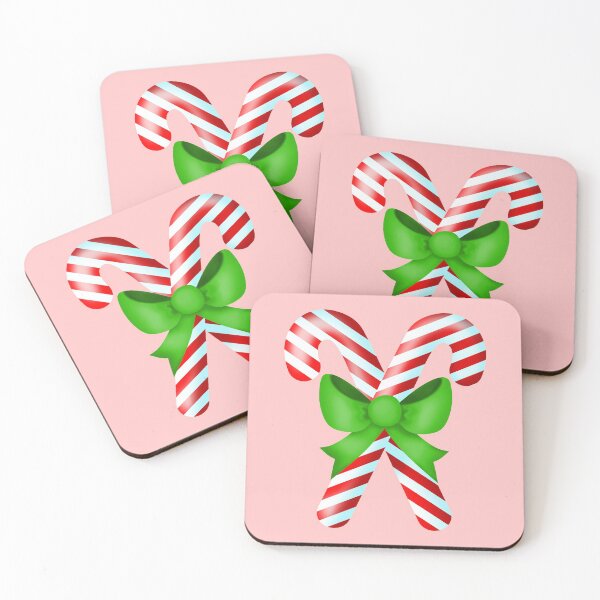 Item preview, red candy canes with red bow designed and sold by prismatic paper co.
