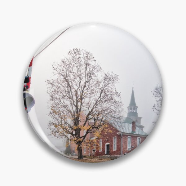 Item preview, Church in the fog (Shepherdstown, WV) Jigsaw Puzzle Format designed and sold by MrRainbowArt.