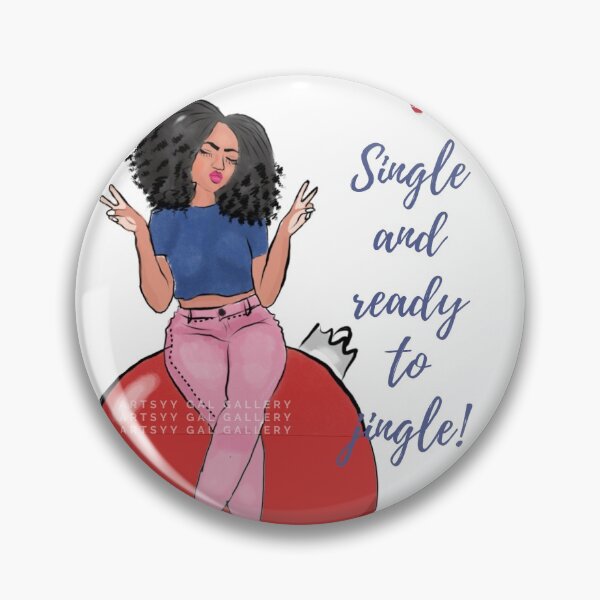 Item preview, Single And Ready to Jingle designed and sold by ArtsyyGal.