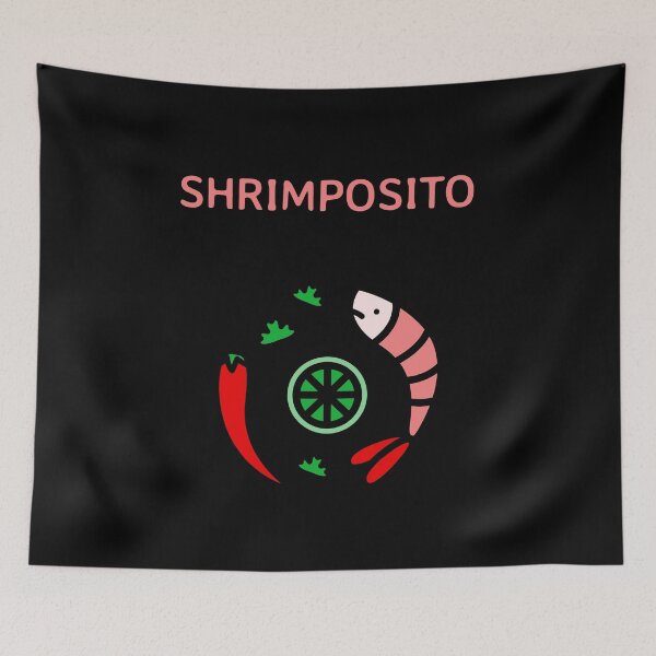 Item preview, Shrimposito - Shrimp Chili Lime Cilantro designed and sold by AnnieDesignCo.