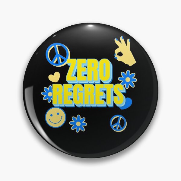 Item preview, Zero Regrets Decal No Regrets designed and sold by jacks-tees.