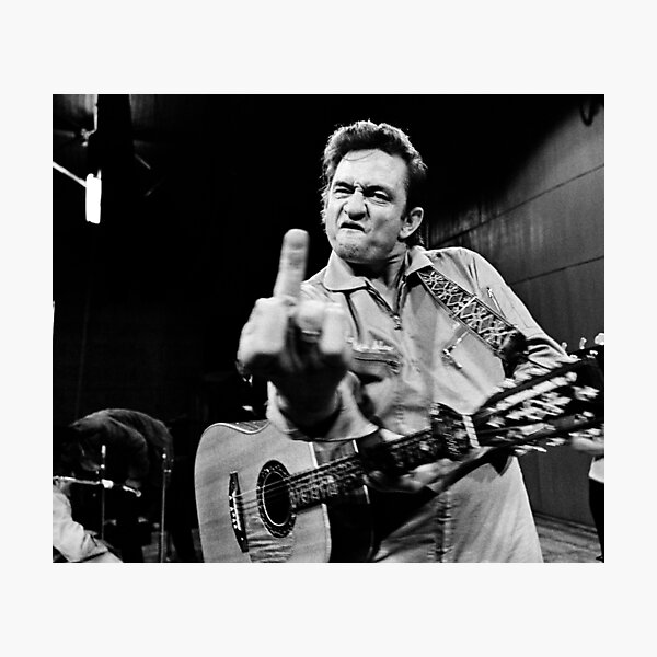 JOHNNY CASH Photographic Print