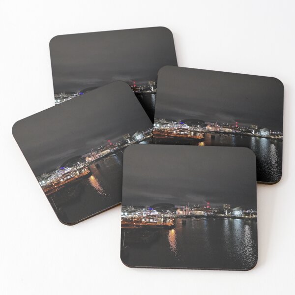Item preview, Cardiff bay at night designed and sold by kiwimick.