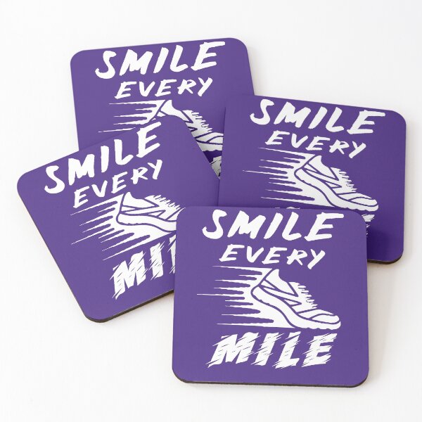 Item preview, Smile Every Mile, Funny Running Runner Sports Gifts for Dad Mom girl, boy /  great gift for running lovers designed and sold by RM2017.