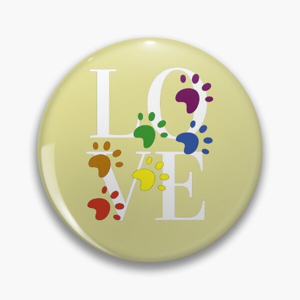 Item preview, Cat Dog Paws Love Rainbow designed and sold by ittybittyowl.