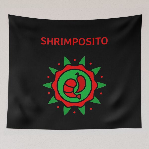 Item preview, Shrimposito - Chili Shrimp designed and sold by AnnieDesignCo.
