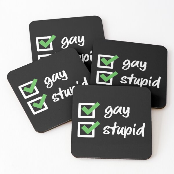 Item preview, I'm Gay and Stupid designed and sold by Zerasu.