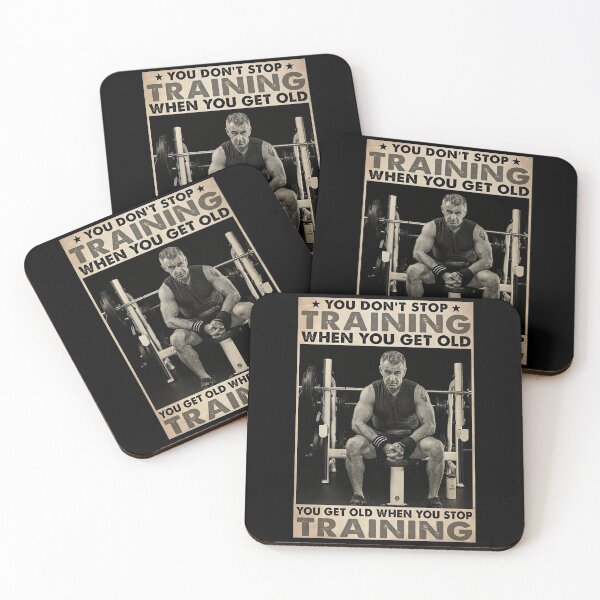 Item preview, You Don't Stop Training When You Get Old Gift Training Gym Weightlifting designed and sold by ArleenCostums.