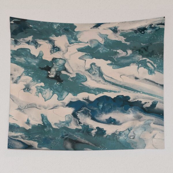 Item preview, Karen's Turquoise Abstract designed and sold by Trendi61.