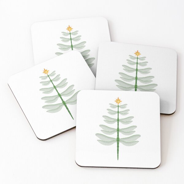 Item preview, Dragonfly Christmas Tree - Insect Lover. designed and sold by Sutra-Lotus-Co.