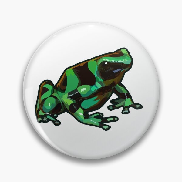 Item preview, Green and Black Poison Dart Frog Sticker designed and sold by Bailee  Koepsel.