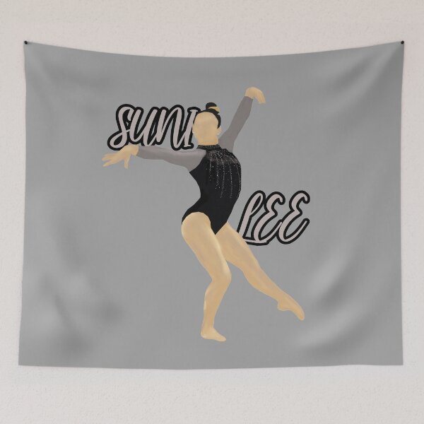 Item preview, Suni Lee (Sunisa Lee) Gymnastics Art with Name designed and sold by Cherries4.