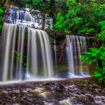 Artwork thumbnail, Russell Falls II, Tasmania by paulmp