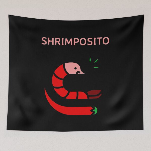 Item preview, Shrimposito - Shrimp Chili Pepper designed and sold by AnnieDesignCo.
