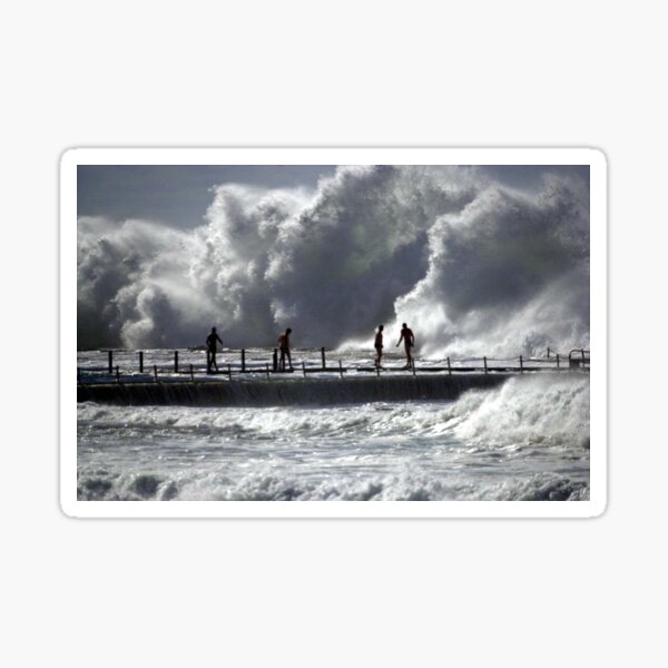 Big swell North Narrabeen Sticker