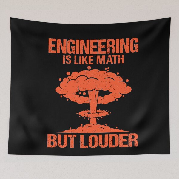 Item preview, Engineering - Like Math but Louder designed and sold by TheHustlersSC.