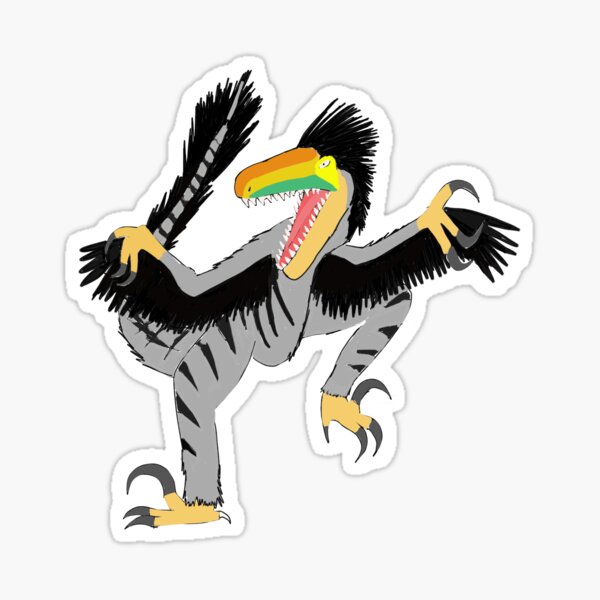 Deinonychus Ambush Sticker