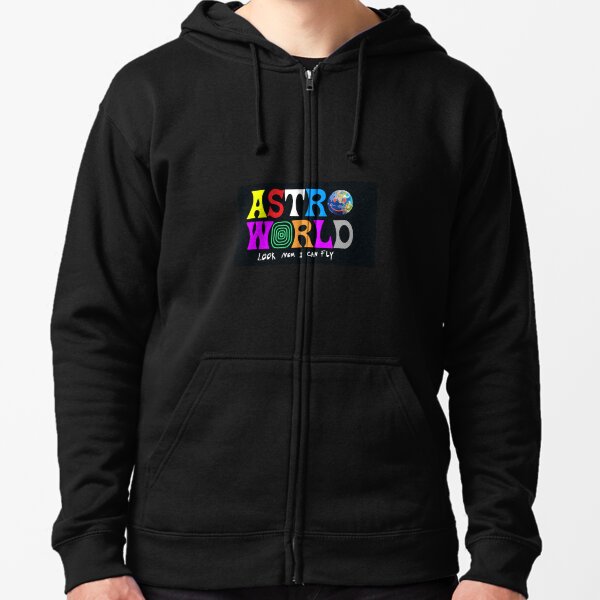 Astroworld Sudadera con capucha y cremallera
